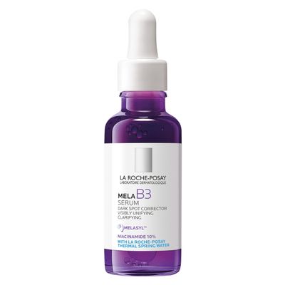 La Roche-Posay Mela B3 Serum, Dark Spot Corrector With Anti-Aging Melasyl + 10% Niacinamide, Discoloration Correcting Serum for Sun Spots, Age Spots &amp; Post-Acne Marks, 30ML