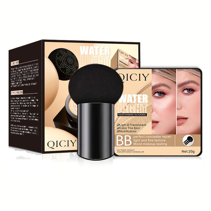 Mushroom Head Air Cushion CC Cream Foundation Makeup Concealer Makeup Base Primer Moisturizing Waterproof Ivory