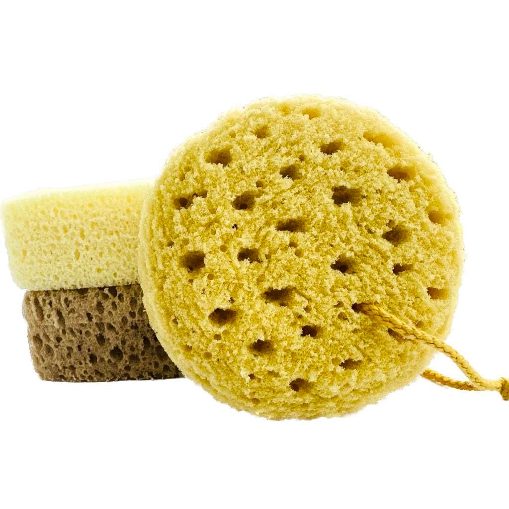 Michelle&#39;s Melting Pot Foam Bath Sponge Shower Sponge 3 Count (Variety Pack)