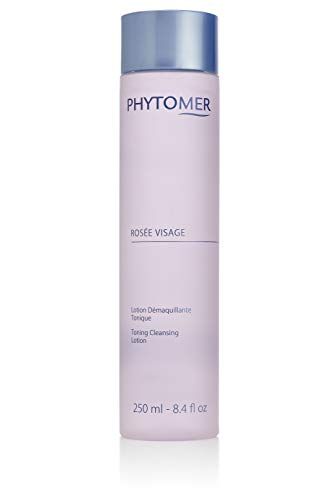 PHYTOMER Rosee Visage Toning Cleansing Lotion | All in One Cleanser, Makeup Remover &amp; Toner for Face | Alcohol-Free | Safe, Natural Ingredients | 8.4 Fl Oz