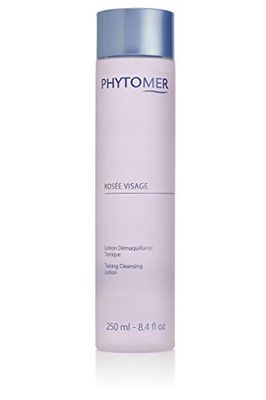 PHYTOMER Rosee Visage Toning Cleansing Lotion | All in One Cleanser, Makeup Remover &amp; Toner for Face | Alcohol-Free | Safe, Natural Ingredients | 8.4 Fl Oz