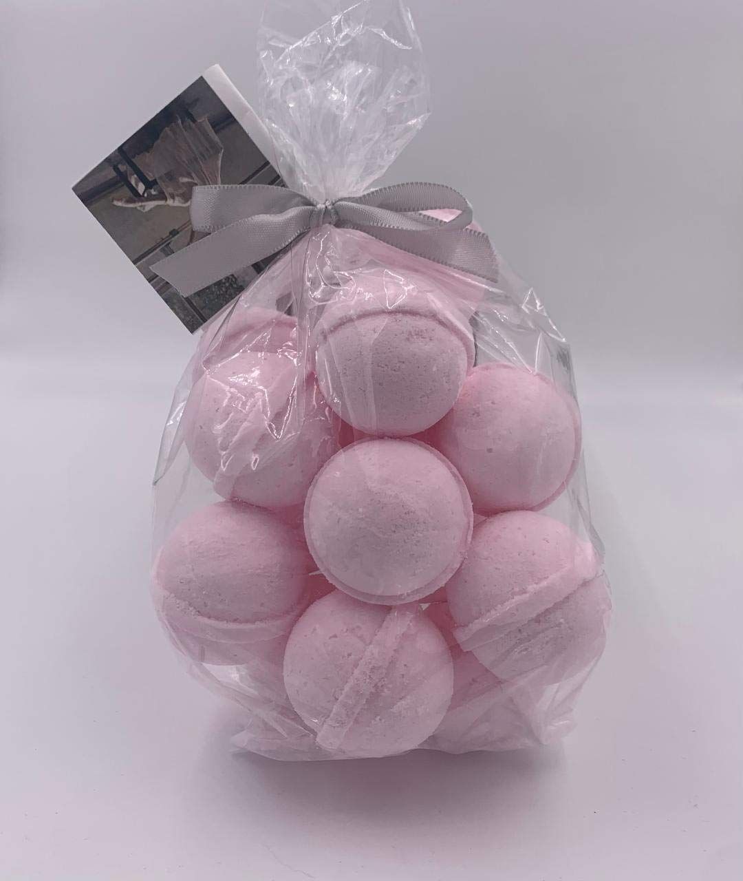 Spa Pure Strawberry Shortcake Bath Bombs: USA Made with Shea Butter, Ultra Moisturizing, Great for Dry Skin, All Skin Types (14 Count) Pack of 1