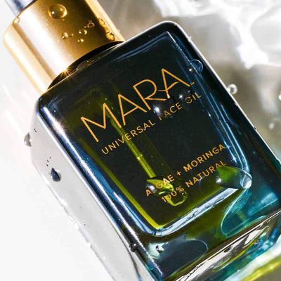 MARA - Natural Algae + Moringa Universal Face Oil | Non-Toxic, Plant-Based Skin Care | Nourishes with Algae Plankton Blend + Boosts Firmness For All Skin Types, (.5 oz | 15 ml)