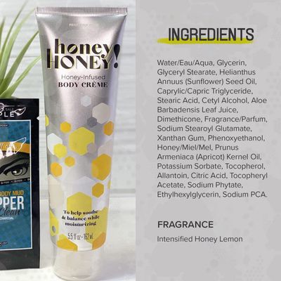Perfectly Posh Honey Honey Healing Body Cream 162 ml, Best Ever Body Moisturizers. Dry Skin Lotion with Honey for Healthier Skin. Body Lotion with Honey, Dragon Fruit, and a Hint of Lime Fragrance.