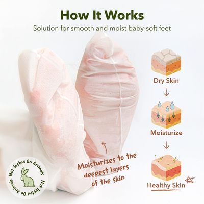 Purederm Shiny &amp; Soft Foot Peeling Mask (3 pack) - For smooth and moist baby skin with Exfoliating peel off Calluses, Dry Skin, Cracked Heels - Men and Women