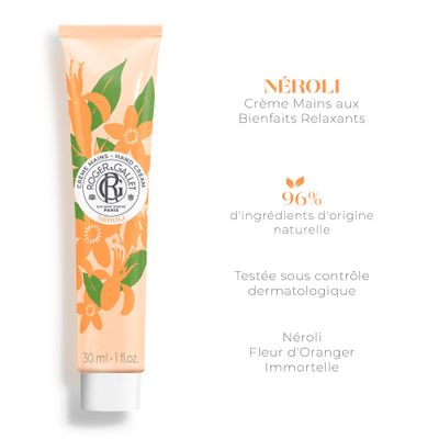 ROGER &amp; GALLET | Hand and Nail Cream | Nourishing Hand Cream &amp; Hand Moisturizer | Hand Lotion Hand Care | (NROLI | 1 oz)