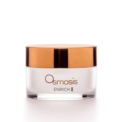 OSMOSIS ENRICH Smoothing Face &amp; Neck Intensive Night Repair Cream Moisturizer with Chirata and Fruit Oils, 1 Oz