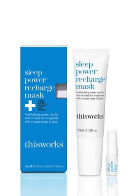 This Works Sleep Power Recharge Mask, 50ml, Plumping Treatment, Unisex Skin Treatment Mask