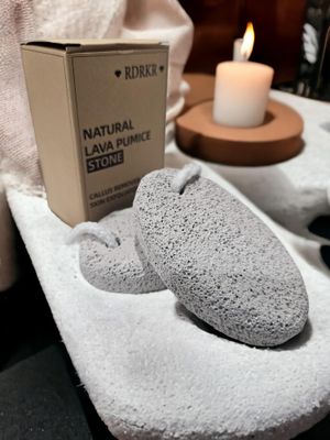 RDRKR Natural Pumice Stone for Feet Pedicure Skin Callus Remover Foot Scrub Exfoliator