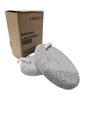RDRKR Natural Pumice Stone for Feet Pedicure Skin Callus Remover Foot Scrub Exfoliator