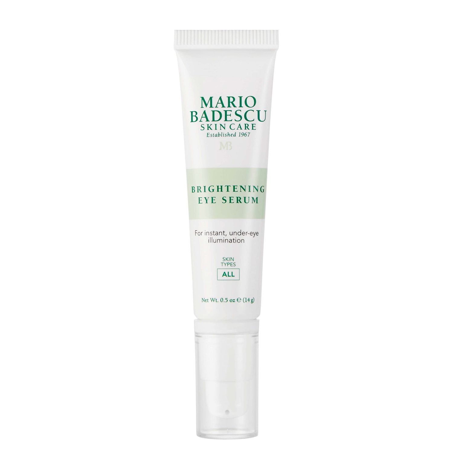 Mario Badescu Brightening &amp; Revitalizing Under Eye Serum, Anti Aging &amp; Hydrating, Reduces the Appearance of Fine Lines &amp; Dark Circles with Caffeine and Squalane, 0.5 oz