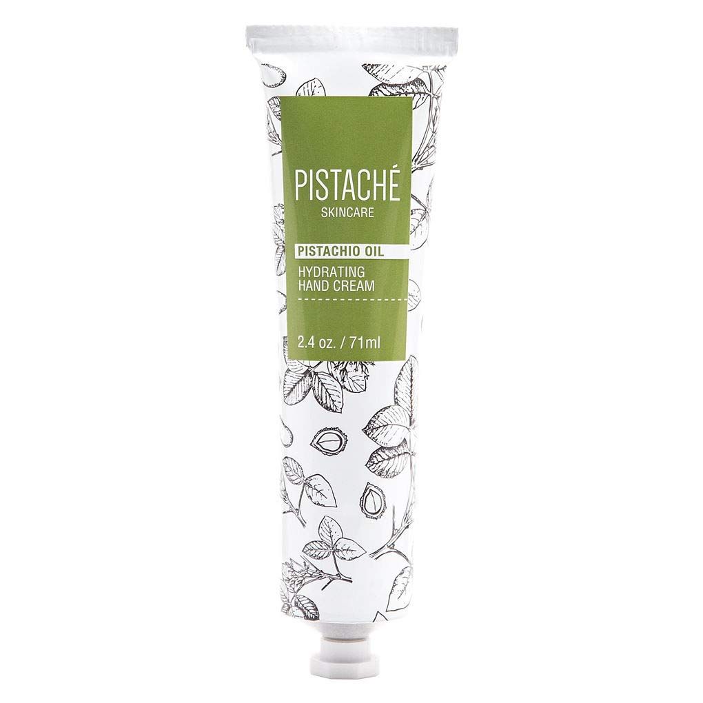 Pistach Skincare Pistachio Oil Hand Cream + Hydrates and Nourishes Last All Day + Vitamin E + Antioxidant Protection + Protects Skin, Nails &amp; Cuticles, 2.4 oz