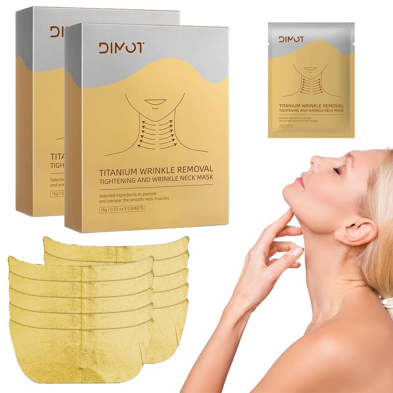 LMDGDS Neck Wrinkle Patches, 2Pack Silicone Neck Patches for Wrinkles, Neck Patches for Collagen To Smooth Your Skin for Women and Man