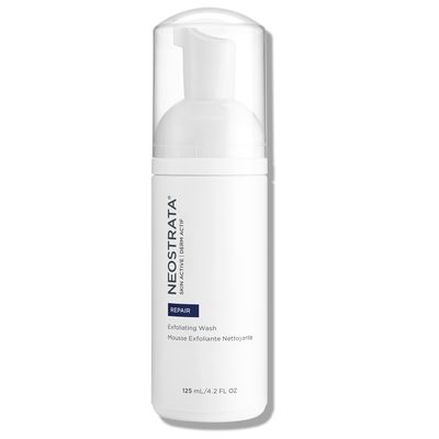 NEOSTRATA Exfoliating Wash Revitalizing Foaming Facial Cleanser with Polyhydroxy Acid For All Skin Types Soap-Free Fragrance-Free, 4.2 Fl Oz (Pack of 1)