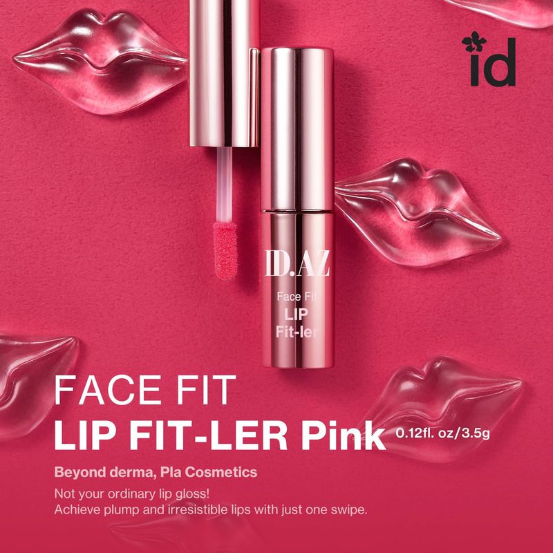 ID.AZ Face Fit Lip Fit-Ler (Pink, 0.12Fl Oz)