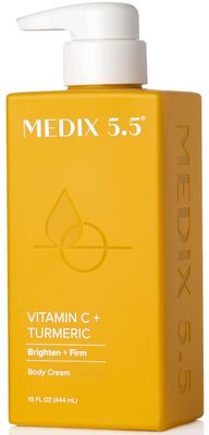 MEDIX 5.5 Vitamin C Cream Face Lotion &amp; Body Lotion Moisturizer | Anti Aging Skin Care Firming &amp; Brightening Cream Diminishes The Look Of Uneven Skin Tone, Age Spots, &amp; Sun Damaged Dry Skin, 15 Fl Oz