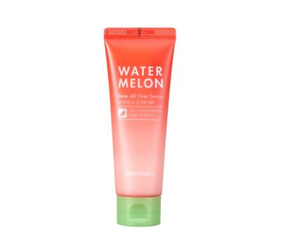 TONYMOLY Watermelon Dew All Over Serum, For both face and body, Hydrating Skincare for glowing skin, all skin types, 4 oz.
