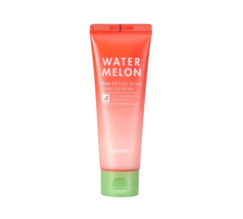 TONYMOLY Watermelon Dew All Over Serum, For both face and body, Hydrating Skincare for glowing skin, all skin types, 4 oz.