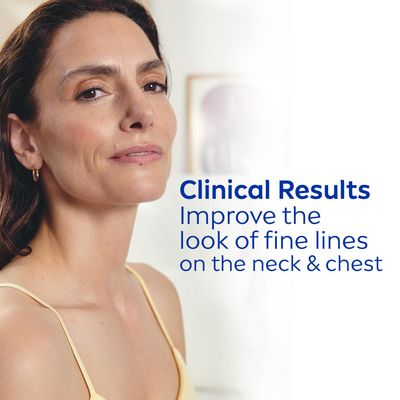 NIVEA Skin Firming and Anti Wrinkle Neck and Chest Cream with Q10, Creatine and Provitamin B5, Skin Firming Body Cream Reduces the Look of Fine Lines and Wrinkles, 6.7 Oz Tube