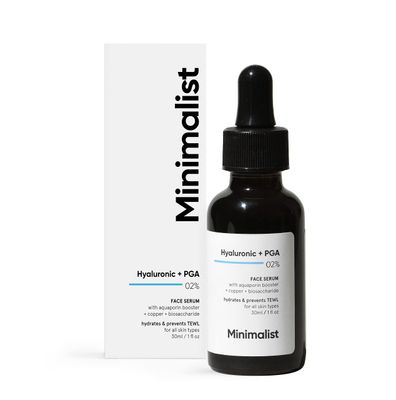 Minimalist 2% Hyaluronic Acid Serum for Face for Intense Hydration, Glow &amp; Lesser Fine Lines | Helps with Skin Dryness &amp; Elasticity | For Women &amp; Men | For all Skin Types | 1 Fl Oz / 30 ml