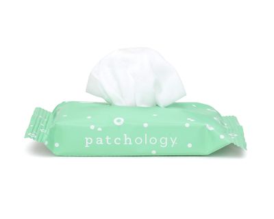 Patchology Clean AF Facial Cleansing Wipes - On-The-Go Refreshing Travel Size Face Wipes for Removing Dirt and Oil - Makeup Remover Wipes for Sensitive and Oily Skin (1 Pack)