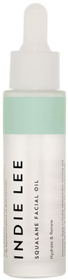 Indie Lee 100% Squalane Oil - Daily Face Oil &amp; Hydrating Moisturizer for Dry Skin, Fine Lines and Wrinkles - Even Skin Tone, Brighten &amp; Improve Texture - Facial Oil for All Skin Types (30ml)