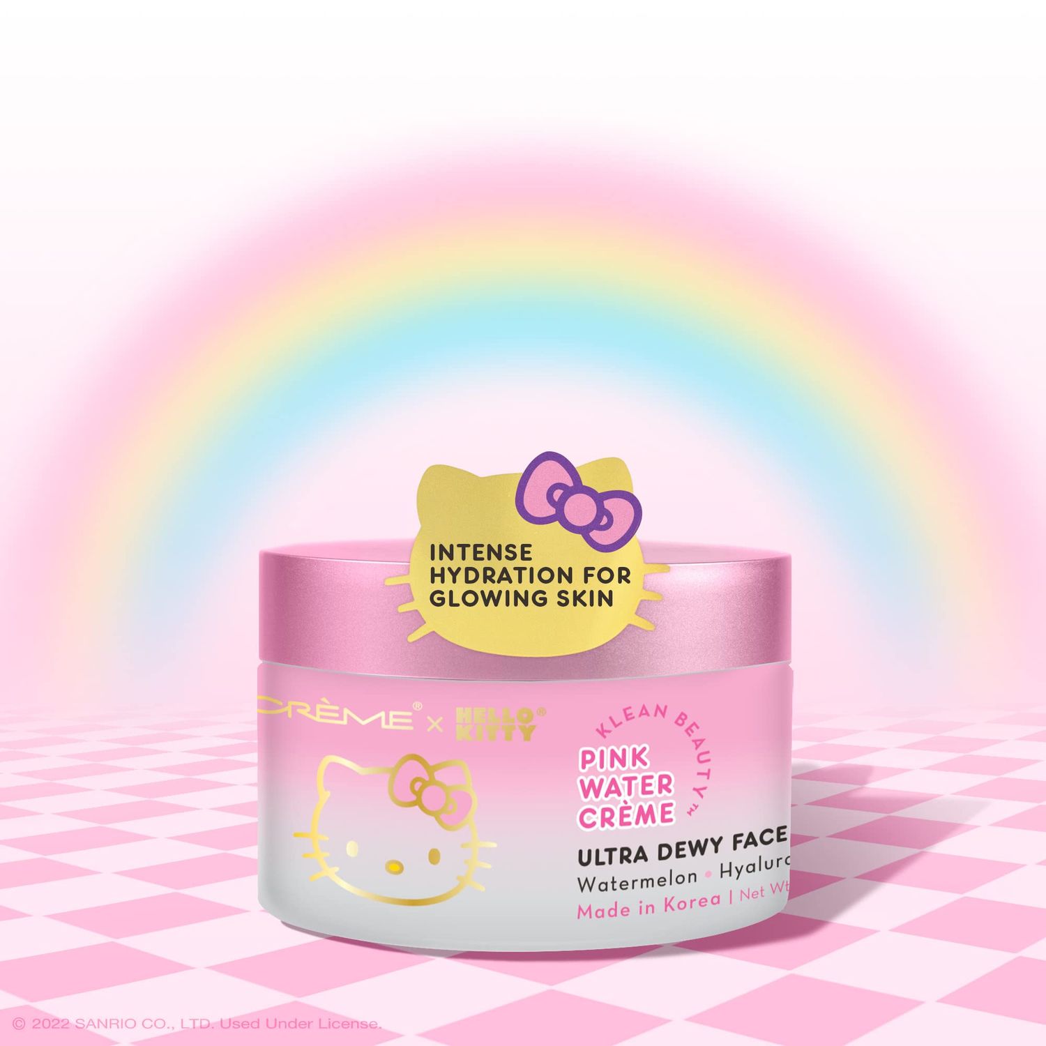 The Crme Shop x Hello Kitty Pink Water Crme - Klean Beauty For Hydrating, Replenishing, Smoothening