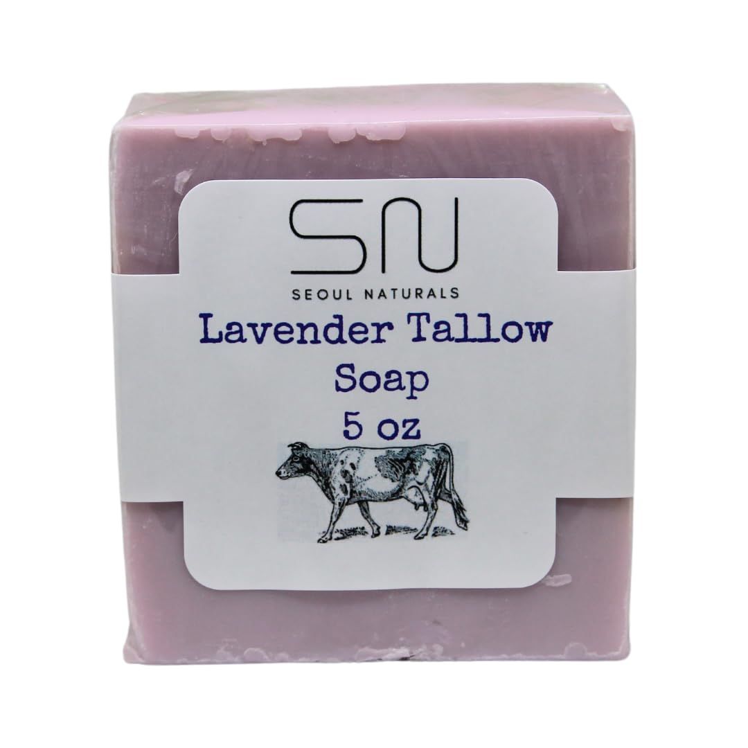 Seoul Naturals Lavender Tallow Soap, 5 oz
