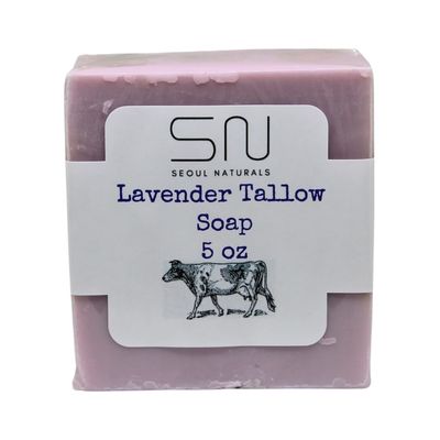 Seoul Naturals Lavender Tallow Soap, 5 oz