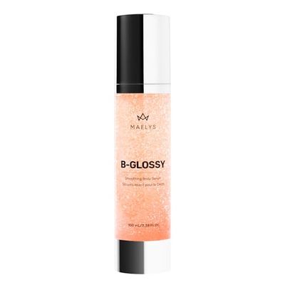 MALYS B-GLOSSY Smoothing Body Serum - Anti-Aging Hyaluronic Acid Serum for Body Wrinkles - Hydrating Wrinkle Serum with Peptides &amp; Shea Butter To Smooth The Appearance Of Wrinkles