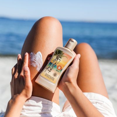 Panama Jack Sunscreen Tanning Lotion - SPF 8, PABA, Paraben, Gluten &amp; Cruelty Free, Antioxidant Moisturizing Formula, 6 FL OZ (Pack of 6)
