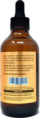 Rose Water Spray 4oz/120ml - USDA Certified Organic - Facial Toner, Hydrating Mist for Face &amp; Hair - Bulgarian, 100% Pure, Natual, Preservative-Free, Moisturizer from Fresh Rose Petals