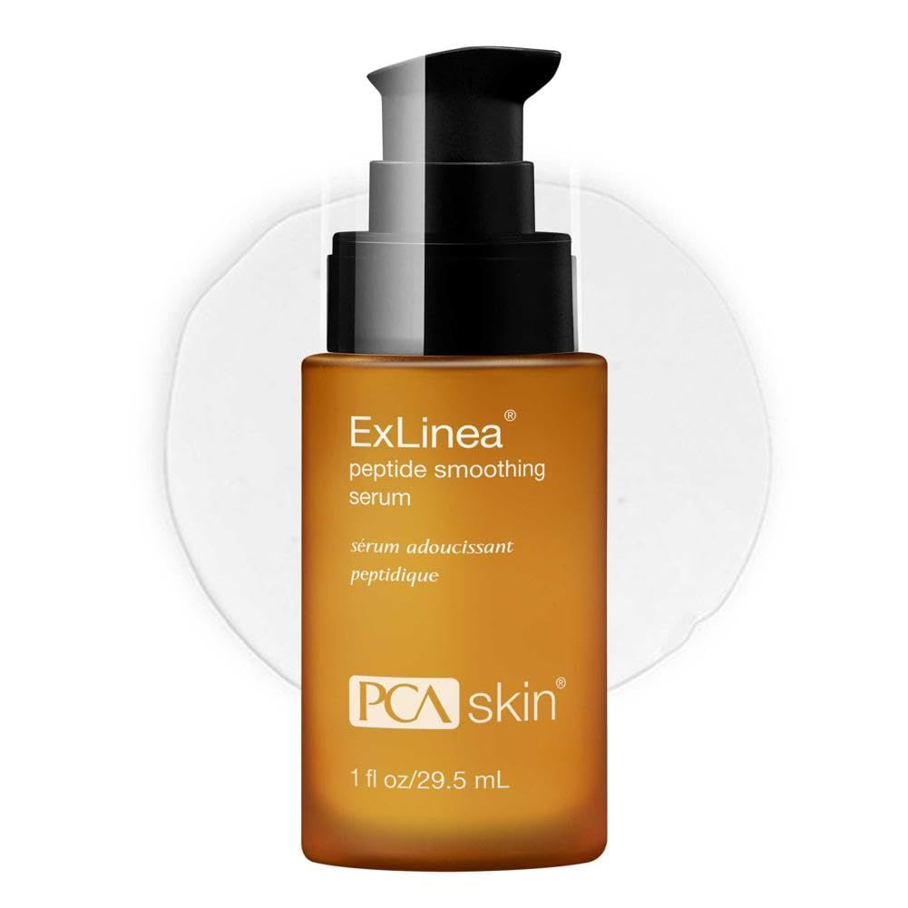 PCA SKIN Hyaluronic Acid Serum for Face - ExLinea Peptide Smoothing Serum, Facial Care Products, Firms Aging Skin, 1.0 fl oz Pump