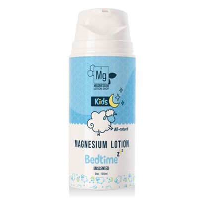 Unscented Magnesium Lotion for Kids | 5oz Bottle with 250mg in each Teaspoon | We use Natural Shea Butter in Our Paraben-Free Magnesium Lotion for Sleep