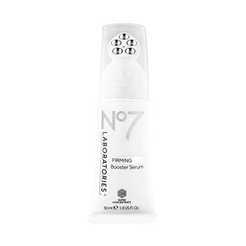 No7 Laboratories Firming Booster Face Serum - Hydrating Serum to Help Visibly Lift, Tone &amp; Tighten Skin - Enriched with Hyaluronic Acid &amp; Peptides for Youthful-Looking Skin (1 Fl Oz)