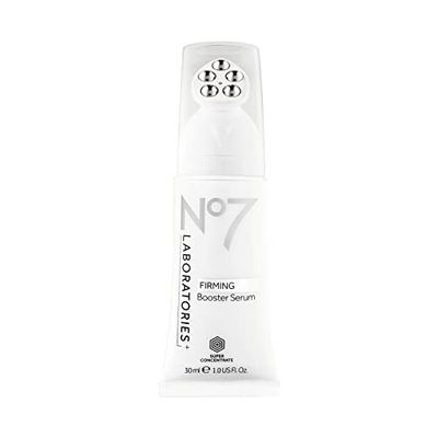 No7 Laboratories Firming Booster Face Serum - Hydrating Serum to Help Visibly Lift, Tone &amp; Tighten Skin - Enriched with Hyaluronic Acid &amp; Peptides for Youthful-Looking Skin (1 Fl Oz)