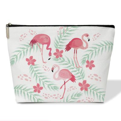 Summer Makeup Bag Small Cosmetic Bag Aesthetic Makeup Bag Small Makeup Pouch for Purse Toiletry Bags for Women Travel Skincare Bag Small Cosmetic Pouch Cute Pink Makeup Bag Accessory Bag (JRM623)