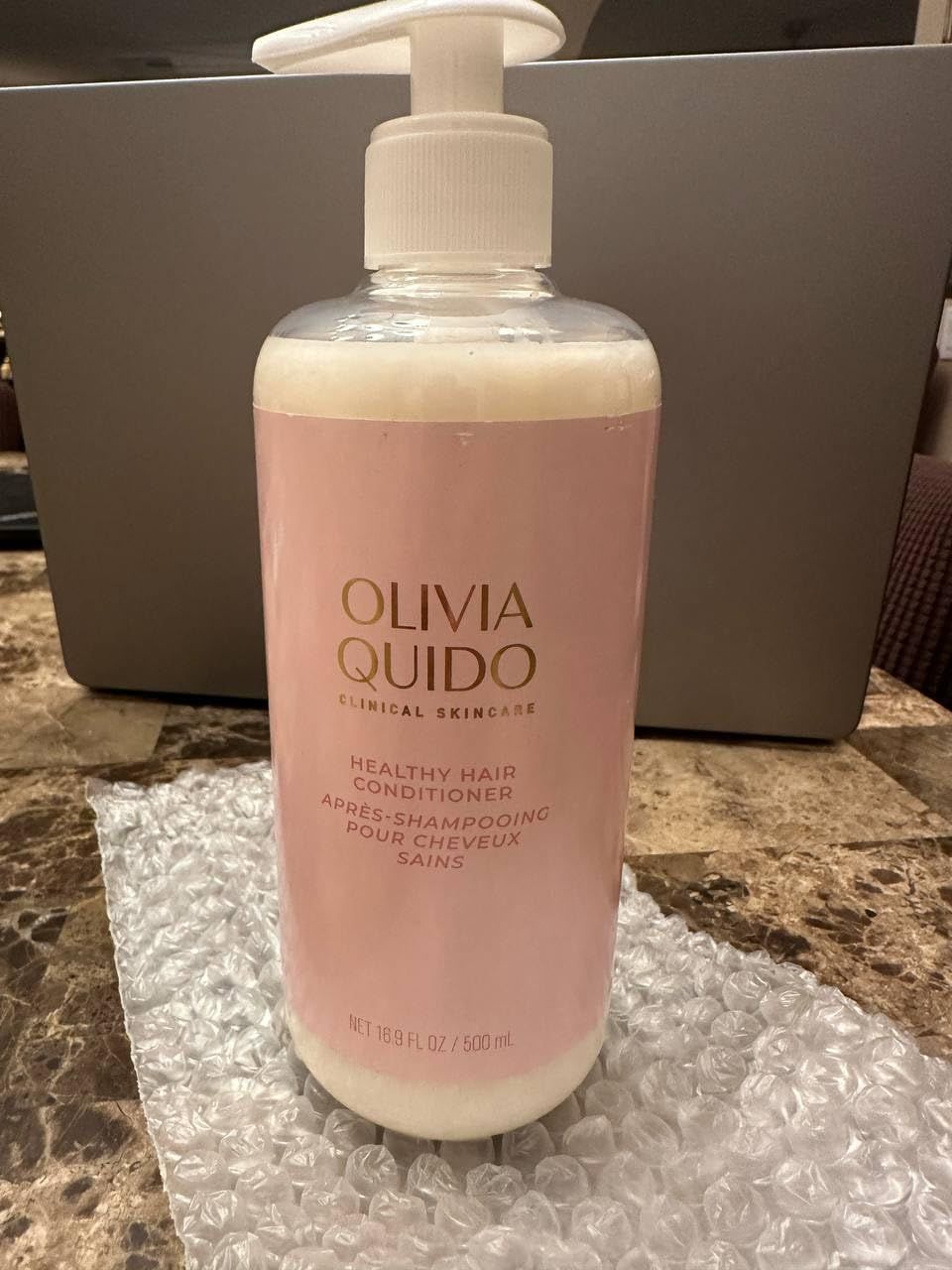 Olivia Quido Clinical Skin Care Healthy Hair Conditioner (500mL) | Keratin-Enriched Conditioner for Dry Hair | Hydrating Hair Conditioner for Damaged Dry Hair | Treatment for Healthy and Lustrous Hair