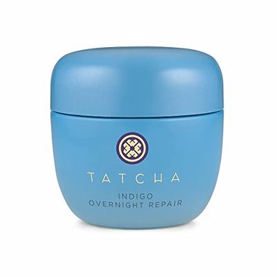 TATCHA Indigo Overnight Repair | Face Cream &amp; Serum Treatment, Fragrance Free Night Cream, 50 ml | 1.7 oz