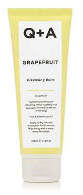 Q+A Grapefruit Cleansing Balm, Makeup Remover 125ml / 4.4fl Oz