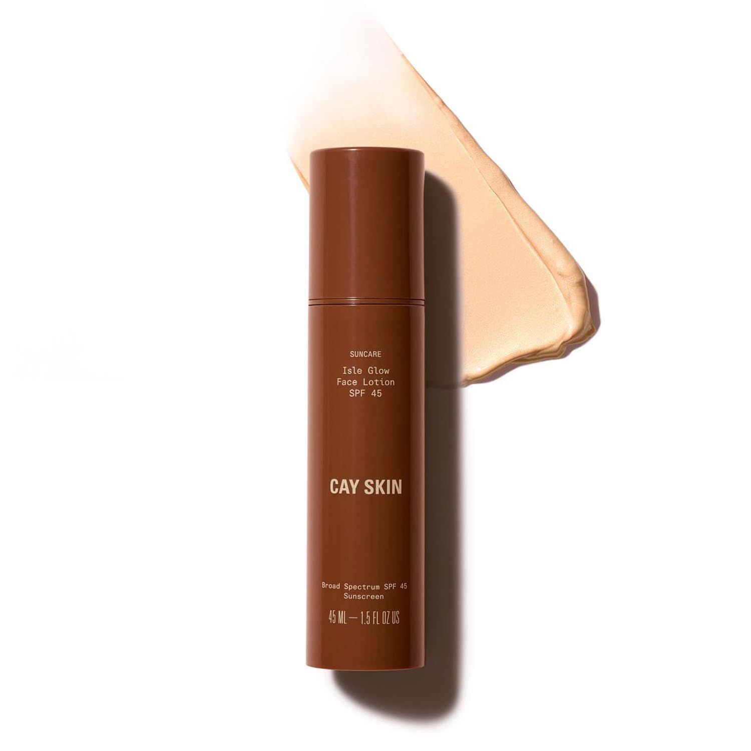 Isle Glow Face Moisturizer with SPF 45 (1.52 oz) - Skincare Moisturizer w/Sea Moss, Hydrating Nectar, Niacinamide, &amp; More - Vegan Daily Facial Moisturizer - Moisturizer Face Cream for All Skin Types