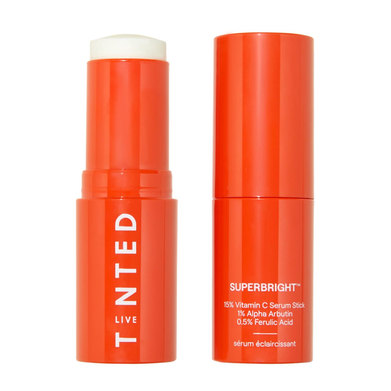 Live Tinted Superbright 15% Vitamin C Face Serum Stick - Balm to Serum Stick - Brightens Uneven Skin Tone &amp; Texture, Targets Fine Lines &amp; Wrinkles, 0.5 oz / 15g