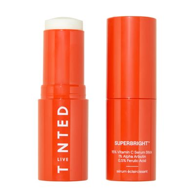 Live Tinted Superbright 15% Vitamin C Face Serum Stick - Balm to Serum Stick - Brightens Uneven Skin Tone &amp; Texture, Targets Fine Lines &amp; Wrinkles, 0.5 oz / 15g