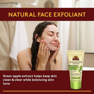 OKAY GREEN APPLE Facial Scrub 6oz / 170gr