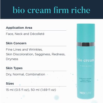 Neocutis Bio Cream Firm Riche - Extra Moisturizing Smoothing &amp; Tightening Cream - 50ml