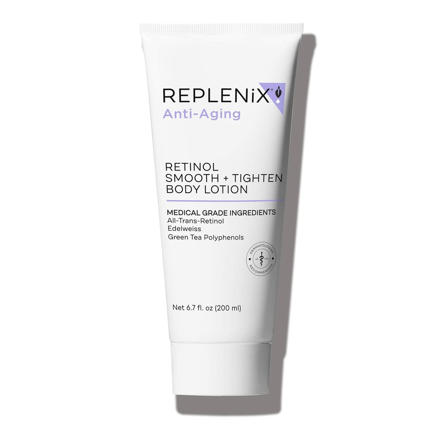 Replenix Retinol Smooth + Tighten Body Lotion, Medical-Grade Anti-Aging Brightening Body Cream for Cellulite &amp; Sagging Skin (6.7 fl. oz)