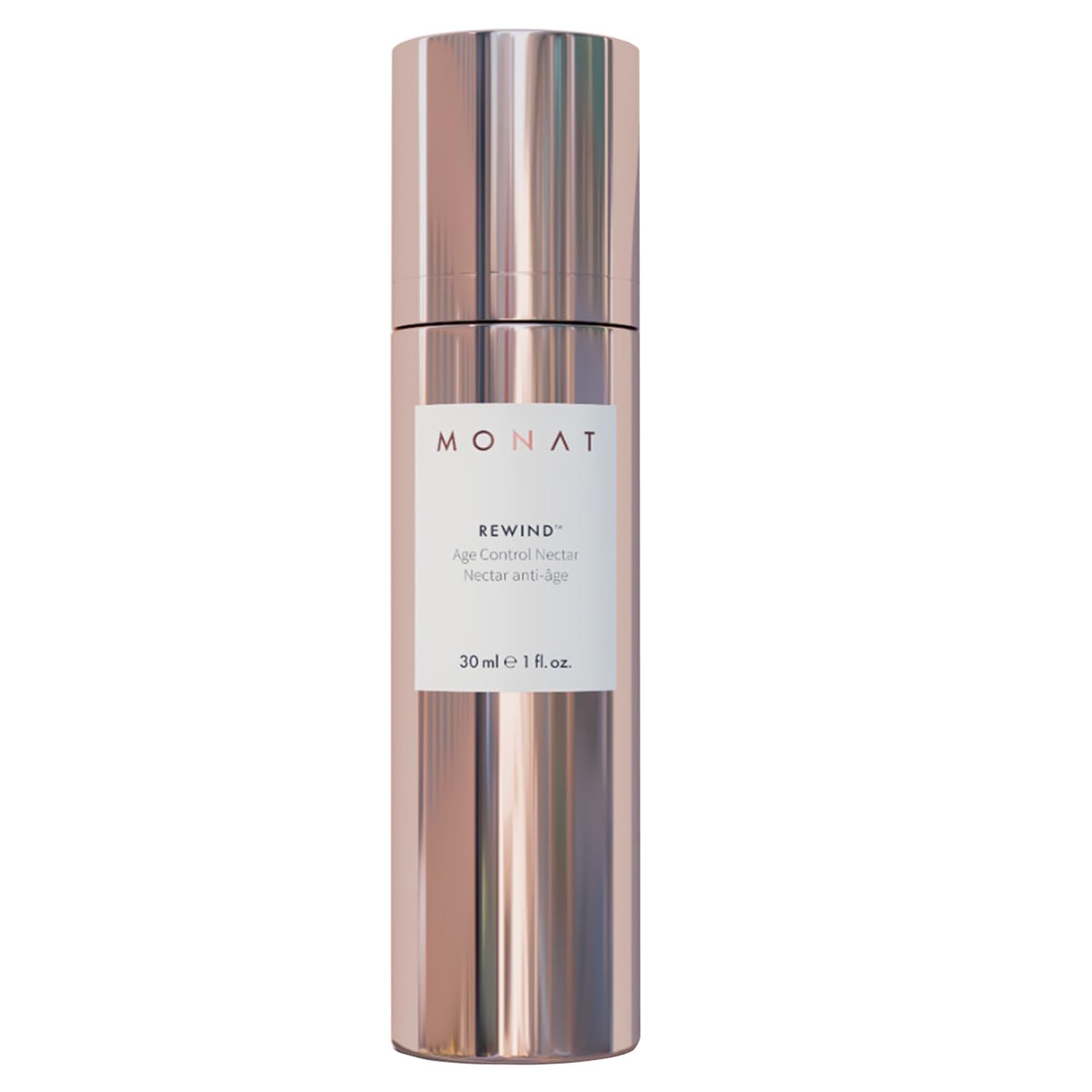 MONAT Rewind Age Control Nectar - Fast Absorbing Hydrating Serum. Skin Perfecting Natural AHA. Correcting &amp; Transforming Face Serum, Anti Aging Face Cream w/Hyaluronic Acid - Net Wt 30 ml / 1 fl. oz.