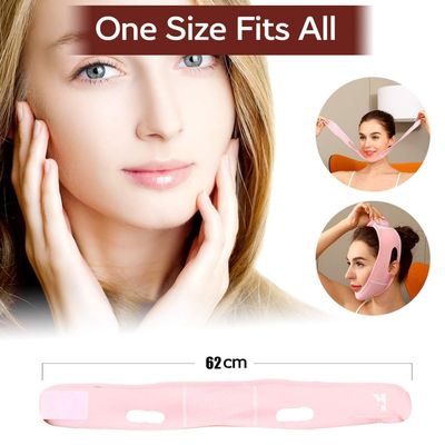 V line Lifting Mask Double Chin Reducer - Double Chin Eliminator - Face Lifting Belt, Face Slimmer,Chin Strap For Double Chin For Women, Face Belt, Tightening Skin Preventing Sagging Face Lift Tape
