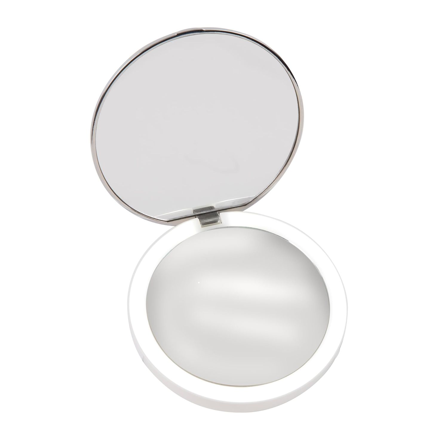 Stylideas Stylpro Flip N Charge Power Bank Compact LED Makeup Mirror - USB Charger Function - Perfect Lighting for Makeup and Hair Styling - 1 pc