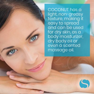 Skinsations - Scented Body Oil - Coconut Spice - 100% Fractionated COCONUT Oil - Fragrance Oil for Skin, After Shower Body Oil for Women and Men, Body Moisturizer, Bath Oil, Hydrating Massage Oil